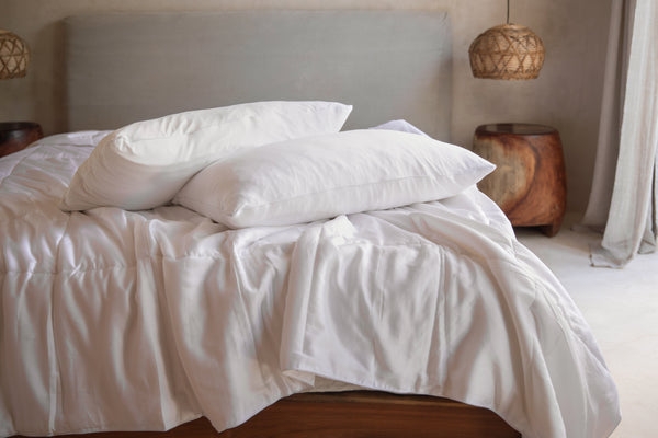 Goldenpeak bedding on bed