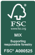 FSC A000525 certified